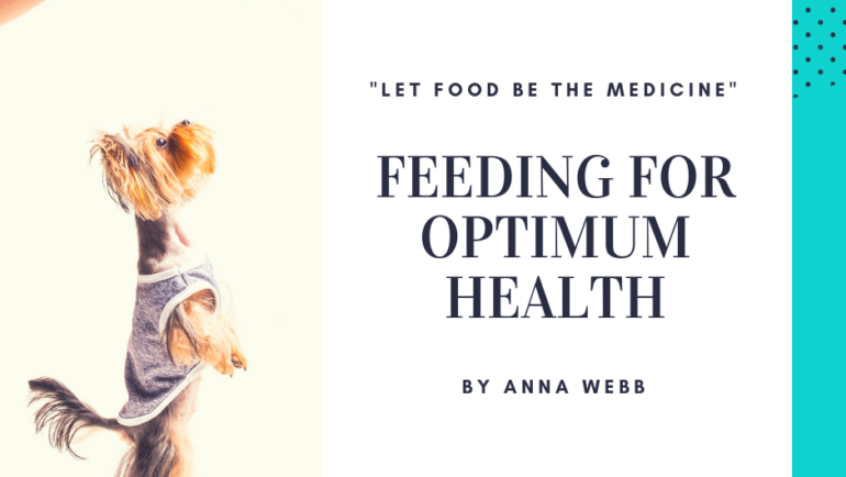 Feeding for Optimum Health